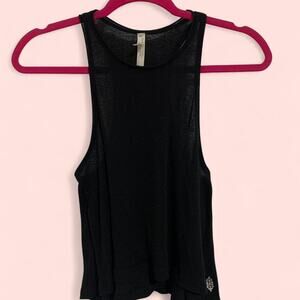 Free People Movement Black Tank Top with a relaxed fit size small